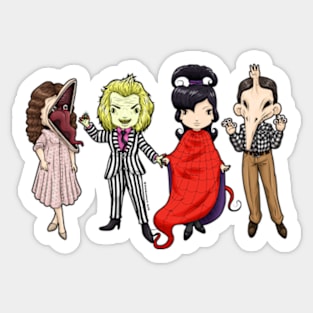 Beetlejuice Beetlejuice Beetlejuice Sticker